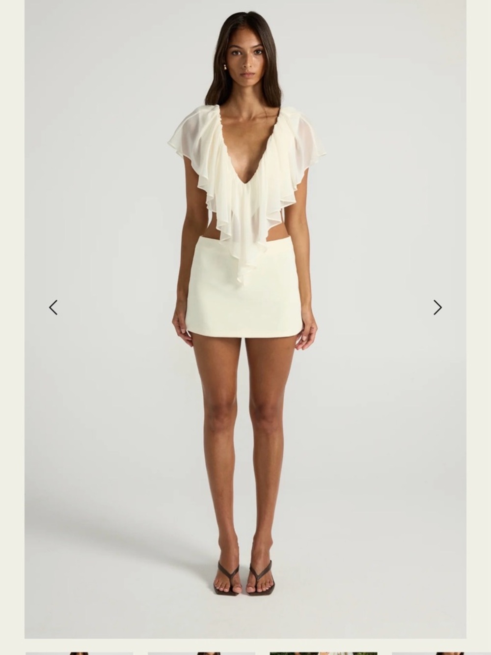 NWT Ance gria Clover Top - Ivory